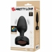 Pretty Love Varian Black Plug with LED Light 10.8 cm Silicone
