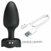 Pretty Love Varian Black Plug with LED Light 10.8 cm Silicone