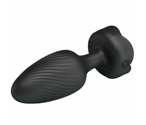 Pretty Love Osborn Black 9.8 cm Plug with LED Light & 10 Modes