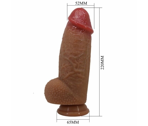 Pretty Love Achille Silicone Intimate Device 22cm with Suction Base