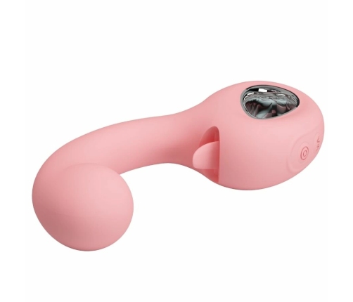 Pretty Love ErynnYes Silicone Dual-Action Massager Pink USB Rechargeable