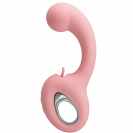 Pretty Love ErynnYes Silicone Dual-Action Massager Pink USB Rechargeable