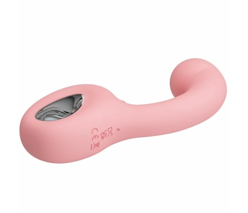 Pretty Love ErynnYes Silicone Dual-Action Massager Pink USB Rechargeable