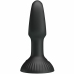Pretty Love Hubert Silicone Plug with 7 Vibration Modes, Black