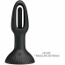 Pretty Love Hubert Silicone Plug with 7 Vibration Modes, Black