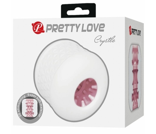 Pretty Love Crystle White Dual-Entry Intimate Machine TPE Waterproof