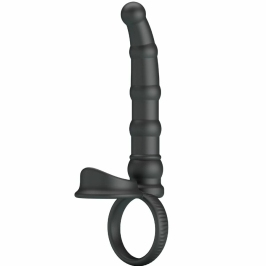 Pretty Love Tatum Black Silicone Intimate Ring 10-Mode Vibrating System Pretty Love Tatum Black Silicone Intimate Ring 10-Mode Vibrating System