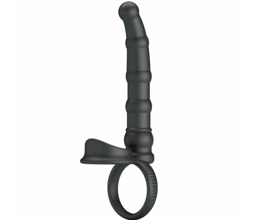 Pretty Love Tatum Black Silicone Intimate Ring 10-Mode Vibrating System