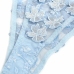 SUBBLIME 957636 Sky Blue Flower Embroidered Bra & Panties Set L/XL