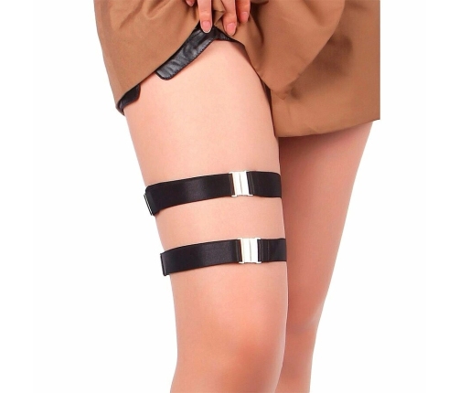 SUBBLIME 957476 Adjustable Leg Straps with Buckle System Black PU