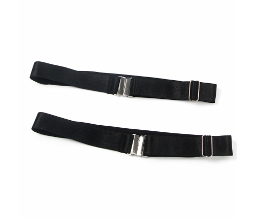 SUBBLIME 957476 Adjustable Leg Straps with Buckle System Black PU