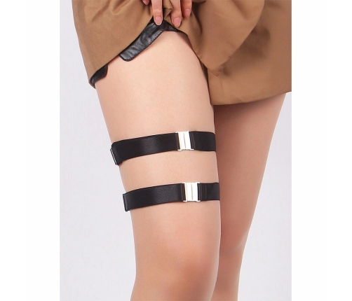 SUBBLIME 957476 Adjustable Leg Straps with Buckle System Black PU