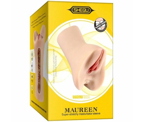 SHEQU Maureen Anatomical Silicone Intimate Device, Compact Handheld Model