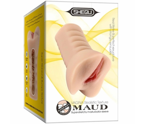 SHEQU Maud Anatomical Intimate Device Soft Silicone Handheld 14cm
