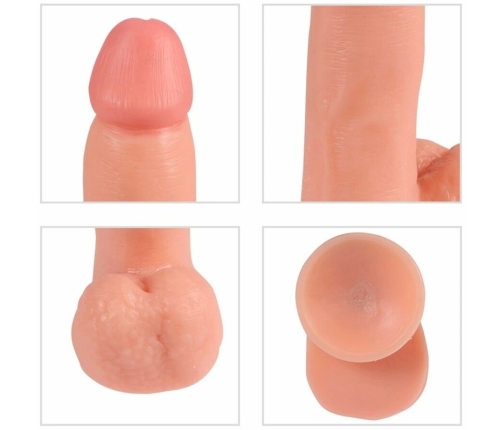 SHEQU Adam 21 cm Vibrating Intimate Device with Remote Control, Silicone