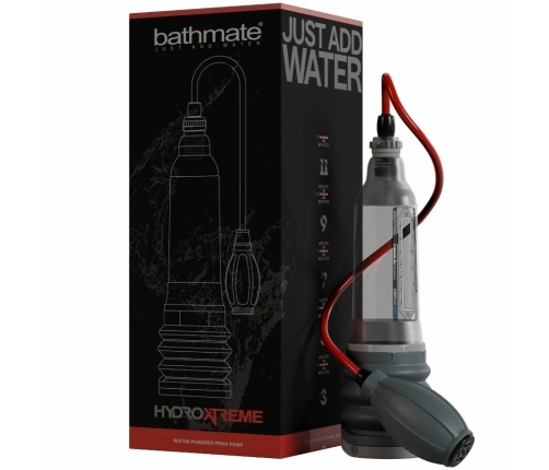 Bathmate HydroXtreme 6 Advanced Hydrotherapy System with Kit, Clear