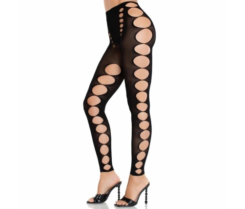 Leg Avenue Seamless Strapless Opaque Stockings Black, One Size