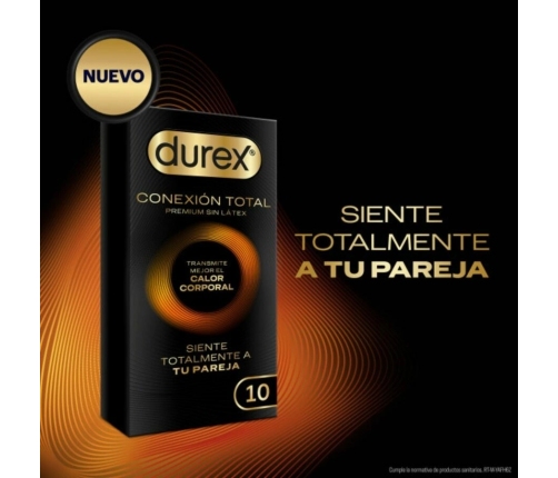 Durex Total Connection Ultra Fine Plus Latex-Free Nitrile Condoms 10pcs