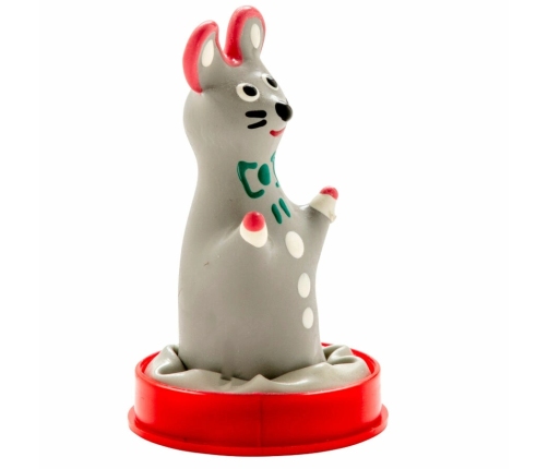 CONDOMERIE - HANDPAINTED NOVELTY CONDOMS MOUSE MODEL 1
