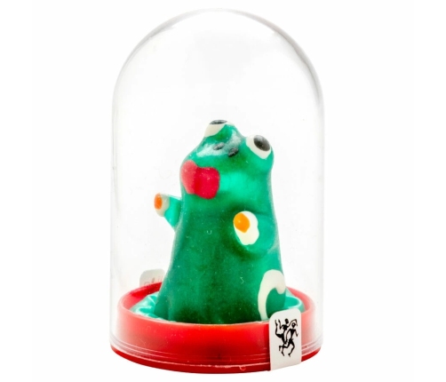 CONDOMERIE - HANDPAINTED NOVELTY CONDOMS FROG MODEL 1
