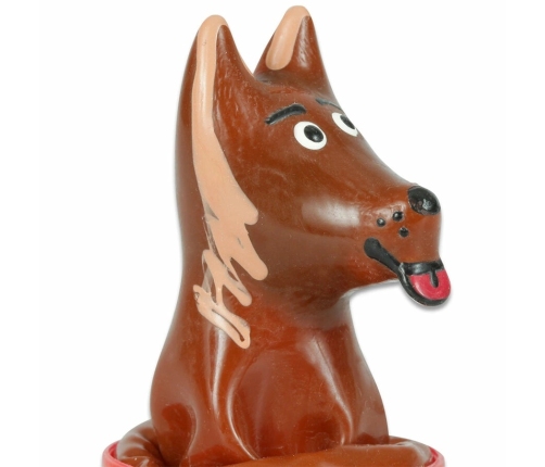 CONDOMERIE - HANDPAINTED NOVELTY CONDOMS DOG