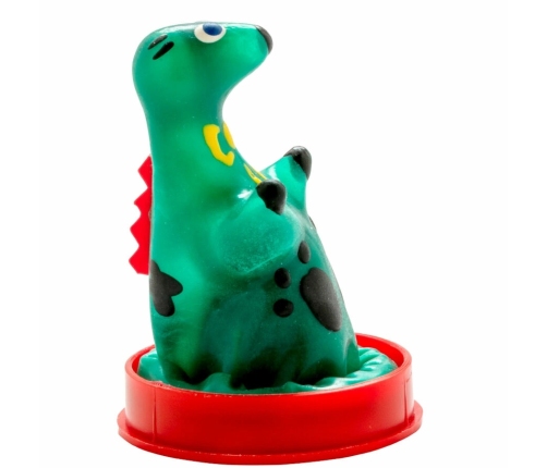 Condomerie Hand-Painted Decorative Latex Cover Loch Ness Monster Art