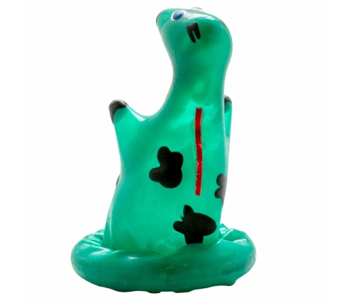 Condomerie Hand-Painted Decorative Latex Cover Loch Ness Monster Art