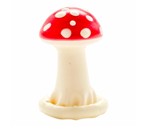 CONDOMERIE - HANDPAINTED NOVELTY CONDOMS TOADSTOOL MODEL 1