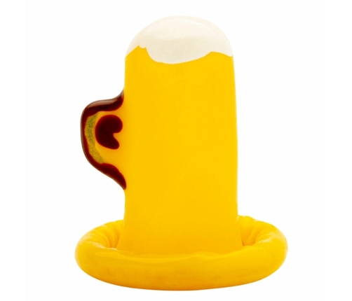 CONDOMERIE - HANDPAINTED NOVELTY CONDOMS GLASS OF BEER