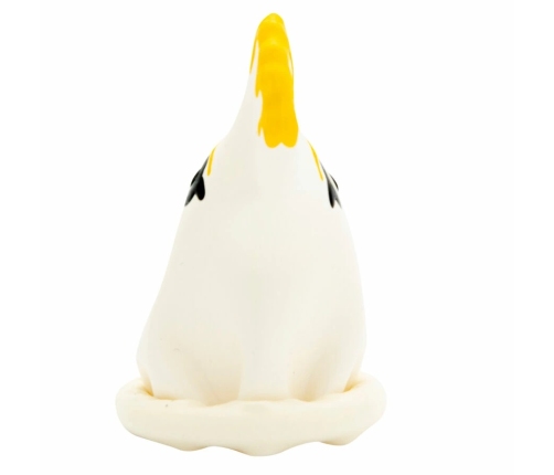CONDOMERIE - HANDPAINTED NOVELTY CONDOMS PARROT WHITE