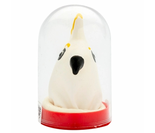 CONDOMERIE - HANDPAINTED NOVELTY CONDOMS PARROT WHITE