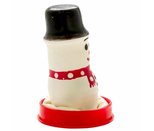 CONDOMERIE - HANDPAINTED NOVELTY CONDOMS SNOWMAN