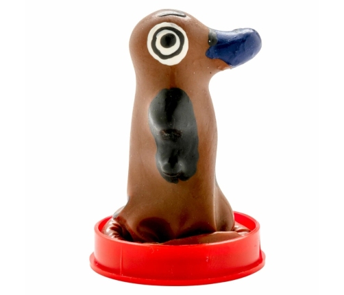 CONDOMERIE Hand-Painted Decorative Condom Platypus Design Amsterdam Art