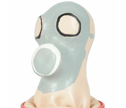 CONDOMERIE - HANDPAINTED NOVELTY CONDOMS GAS MASK