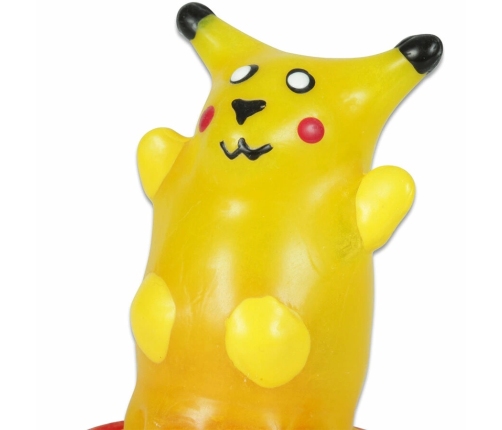 CONDOMERIE - HANDPAINTED NOVELTY CONDOMS YELLOW MOUSE