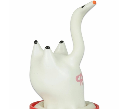 Condomerie Hand-Painted Decorative Latex Model Swan Amsterdam Art