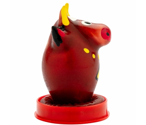 CONDOMERIE - HANDPAINTED NOVELTY CONDOMS BULL MODEL 1