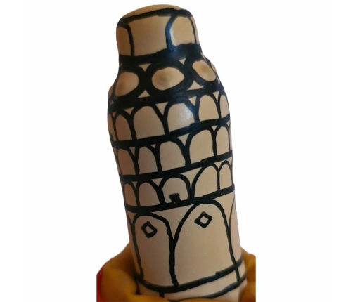 CONDOMERIE - HANDPAINTED NOVELTY CONDOMS PISA TOWER