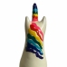CONDOMERIE Unicorn Rainbow Hand-Painted Decorative Latex Model, Multicolor