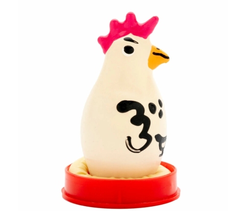 Condomerie Hand-Painted Decorative Condom Cocky Rooster Design