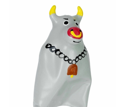 CONDOMERIE - HANDPAINTED NOVELTY CONDOMS GREY BULL MODEL XL