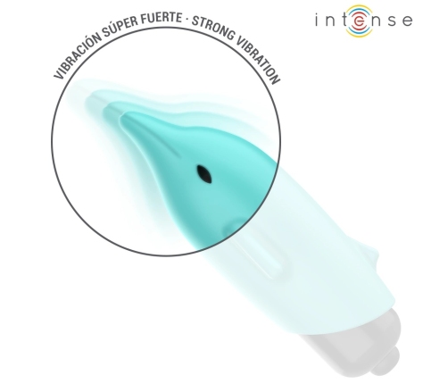 Intense Echo Vibrating Pocket Device Dolphin Blue 8x4.7cm Waterproof