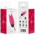 INTENSE Scarlet Red Mini Vibrating Bullet - Compact Waterproof 9.3 cm