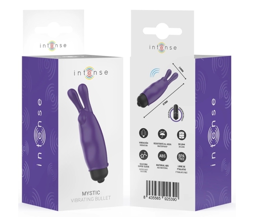 Intense Mystic Purple Mini Vibrating Bullet 8.7 x 2.4 cm Silicone
