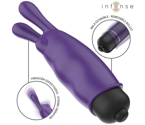 Intense Mystic Purple Mini Vibrating Bullet 8.7 x 2.4 cm Silicone