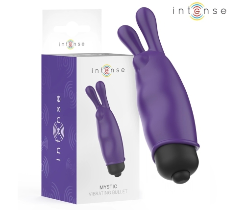 Intense Mystic Purple Mini Vibrating Bullet 8.7 x 2.4 cm Silicone