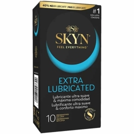 SKYN Extra Lubricated Polyisoprene Protection 10-Pack, Ultra-Comfort SKYN Extra Lubricated Polyisoprene Protection 10-Pack, Ultra-Comfort