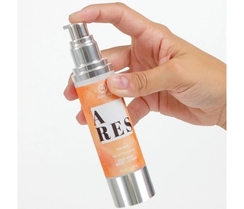 Secret Play Ares Silk Skin Body Lotion for Men 50ml - Hydrating & Scented