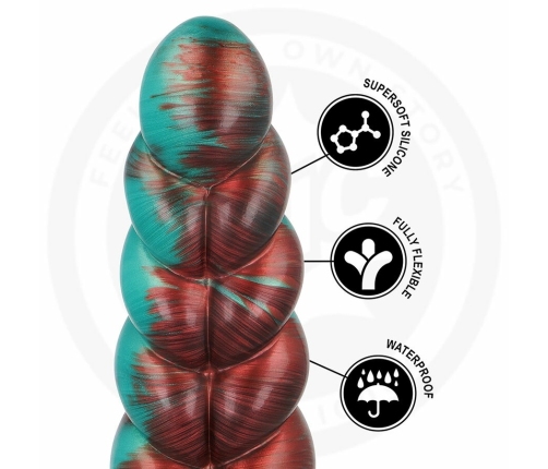 EPIC Zirion Aridfire Silicone Fantasy Model, 206 mm, Red-Orange