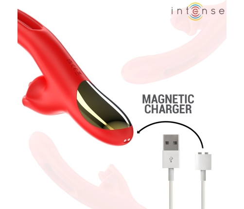 Intense Jessica Red Advanced Multifunctional Vibrating Device 24.8 cm